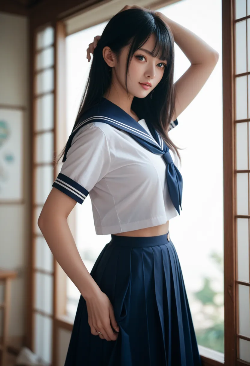 日本美女艺术图片：传统与现代的完美融合